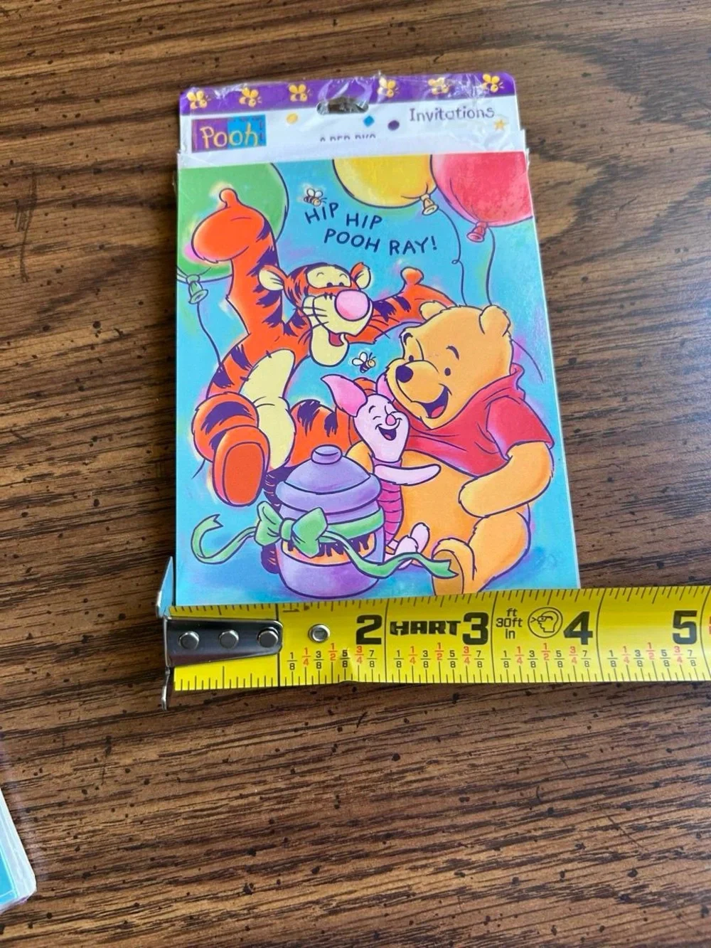 Vintage 90s Winnie the Pooh invitations
